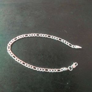 Pure Silver Classic Figaro Chain Bracelet