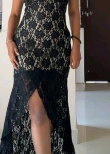 Elegant Black Lace Dress