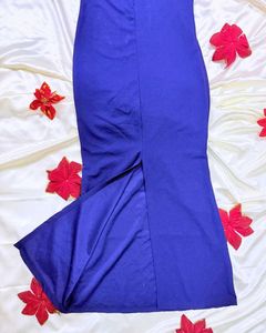 Ink Blue Bodycon Maxi Dress