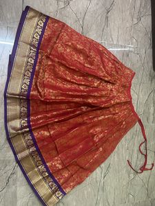 ⚡️⚡️ Golden Red Pattu Parikini