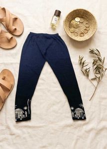 Stylish Blue Printed Leggings