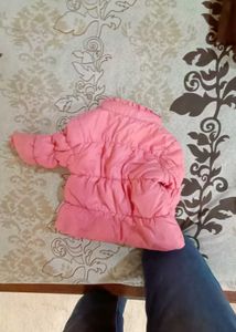 Pink 'Charming Kitty' Puffer Jacket