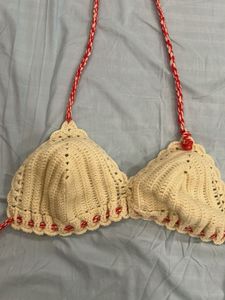 Crocheted Bikini Top