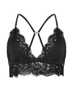 La senza Black Lace Trim Bralette