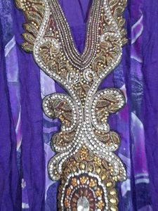 Embellished Purple Kurta