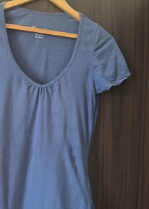 Pink Ribbed Tee