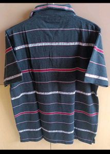 Men's Striped Polo T-shirt