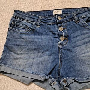 Y2k Vintage Blue Denim Shorts