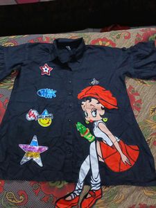 Betty Boop Patch Shirt