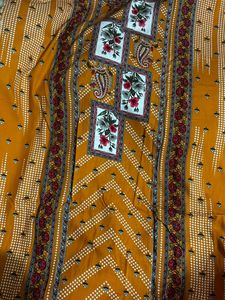 Pakistani style mirror work Dress Material