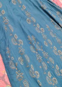 ethenic flayered gown