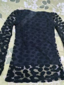 Chic Black Lace Top