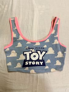 Toy Story Cloud Print Crop Top