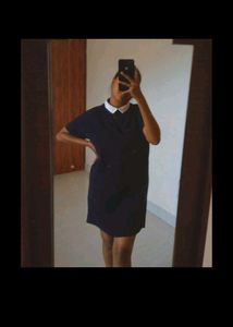 Classic Navy Blue Dress