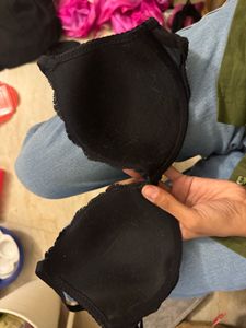 Minimal Lace Black M&amp;S Bra