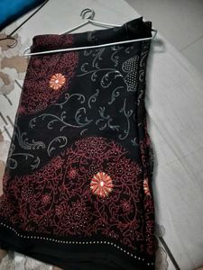 Beautiful Saree In Black 🖤 Colour