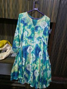 Boho Tie-Dye Print Kurta
