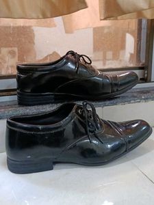 Classic Black Patent Leather Oxfords