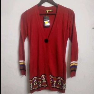 Red Knitted shrug