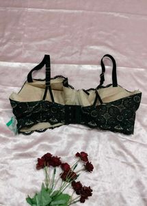 Elegant Black Lace Bra
