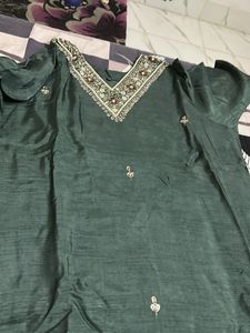 Party wear Silk kurta with dupatta