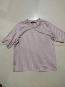 Fig Peach Striped Top