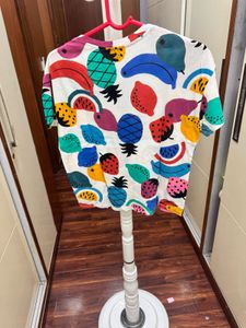 Vibrant Fruit Print T-Shirt