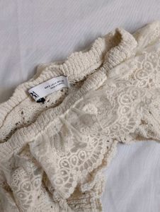 Zara Summer Lace Crochet top