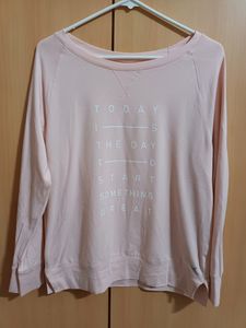 Decathlon Light Pink Full Sleeve Tshirt