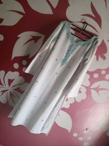 Cyan Color Kurta Set