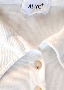 White Long Sleeve Crop Top