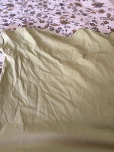 Olive Green 'Smile' Graphic Tee