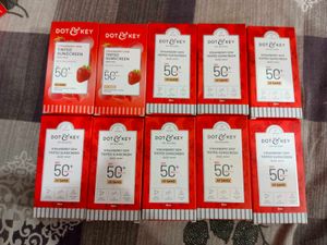 (Pack of 10) DOT &amp; KEY Strawberry Dew Tinted Sunsc