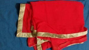 Bright Red Color Gown with Legging and Duppata