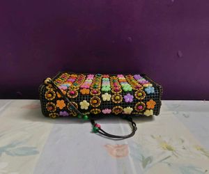 💐Colorful Beaded Square Slig Bag 💐