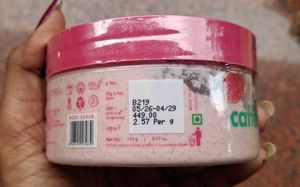 M.Caffeine Brightening Raspberry body Scrub