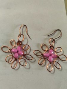 Earring Bundle: Pink Pearls &amp; Black Stones
