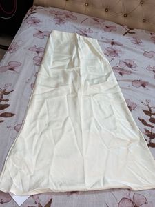 Satin A-Line Skirt