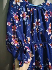 Floral Print Mini Dress