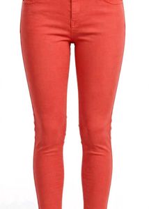 Coral Stretch Skinny Pants