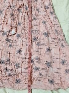 Long Peach Dress
