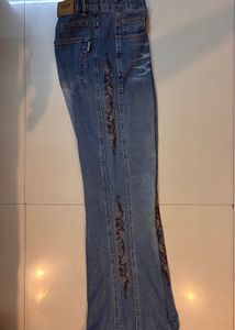 Y2K ⭐️ Embellished Flared embroidered Jeans