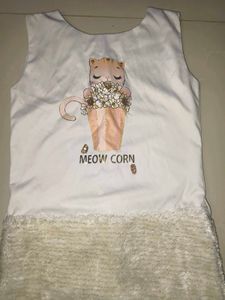 Girls Cute Cat "Meow Corn" Outfit