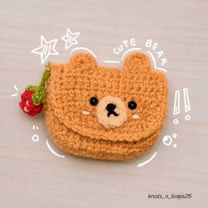 Handmade Crochet  Pouches🪡🧶🎀