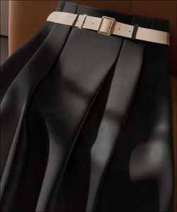 maxi black skirt