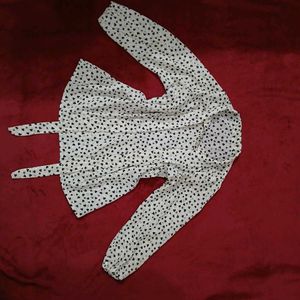 Cute Office Wear Printed Formal Top Women