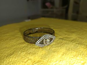 Elegant Rhinestone Evil Eye Bracelet