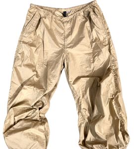 H&M Khaki Cargo Pants with Drawstrings