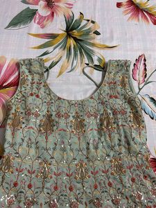 Pista green sharara set with dupatta