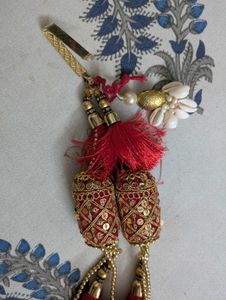 Red Tassel Lehenga/Saree Hangings